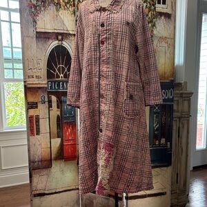 Magnolia Pearl Tancy "Telephone Check" Reversible Jacket 728, OS